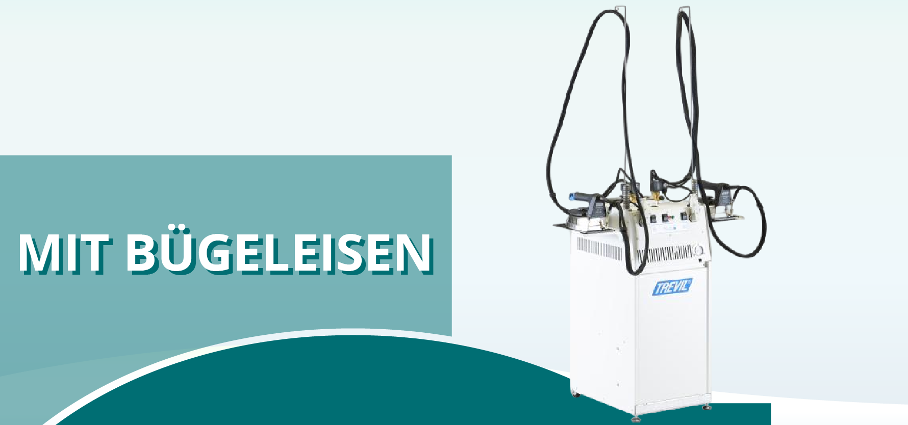 mit Bügeleisen