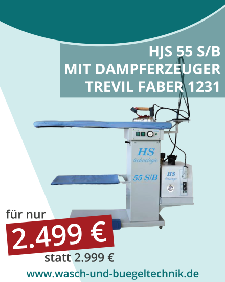 Set Bügeltisch Domostir 3000 mit Dampferzeuger Faber 1231 Trevil