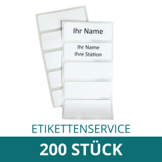 ETIKETTENSERVICE - Etikett THERMOTEX beschriftet 200 Stück